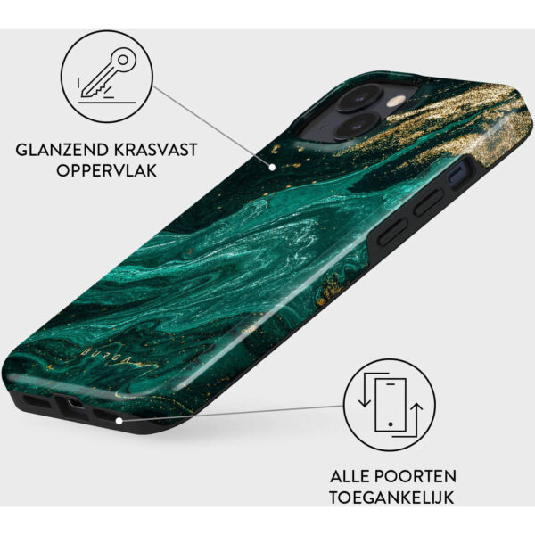 Burga Tough Case Apple iPhone 15 - Emerald Pool - Afbeelding 9