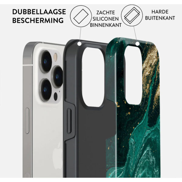 Burga Tough Case Apple iPhone 15 Pro - Emerald Pool - Afbeelding 8