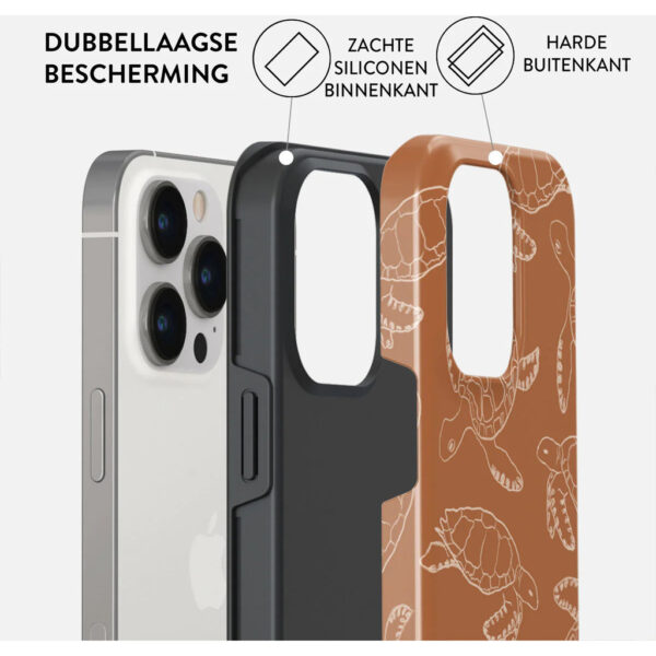 Burga Tough Case Apple iPhone 15 Pro - Earth Shell - Afbeelding 8