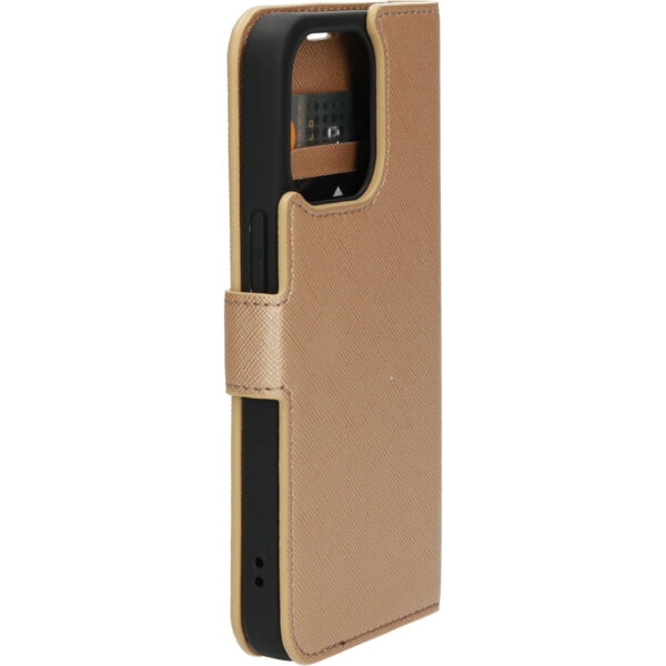 Mobiparts Saffiano Wallet Case Apple iPhone 13 Pro Copper - Afbeelding 5