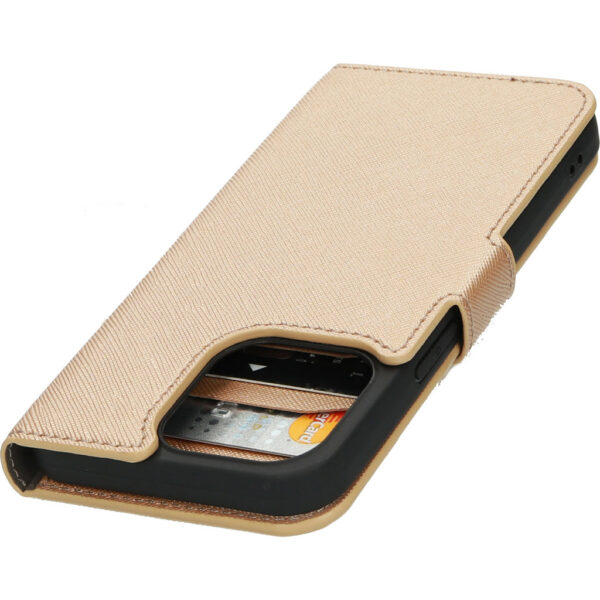 Mobiparts Saffiano Wallet Case Apple iPhone 13 Pro Copper - Afbeelding 9