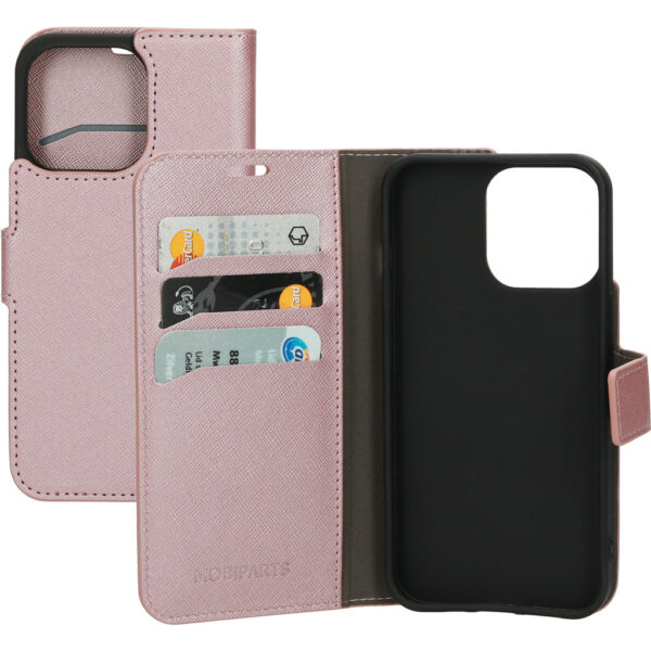 Mobiparts Saffiano Wallet Case Apple iPhone 13 Pro Pink - Afbeelding 10