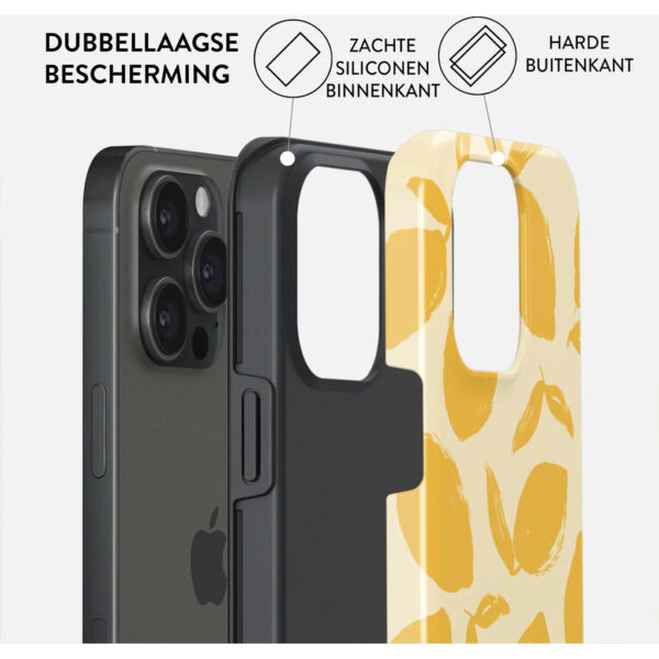 Burga Tough Case Apple iPhone 15 Pro - Lemon Tart - Afbeelding 10