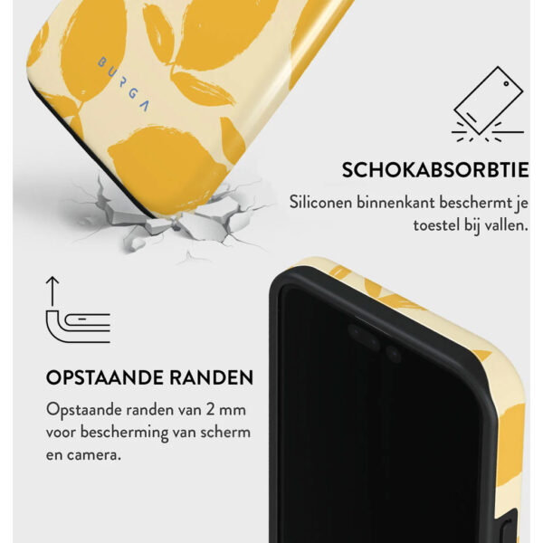 Burga Tough Case Apple iPhone 15 Pro - Lemon Tart - Afbeelding 12