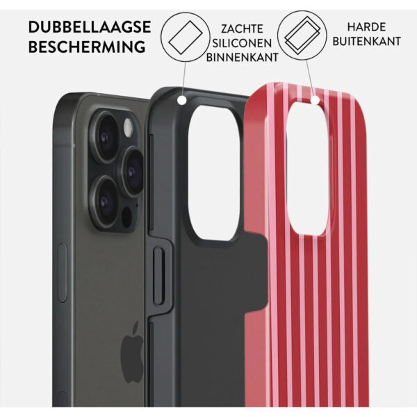 Burga Tough Case Apple iPhone 15 Pro - Strawberry Jam - Afbeelding 6