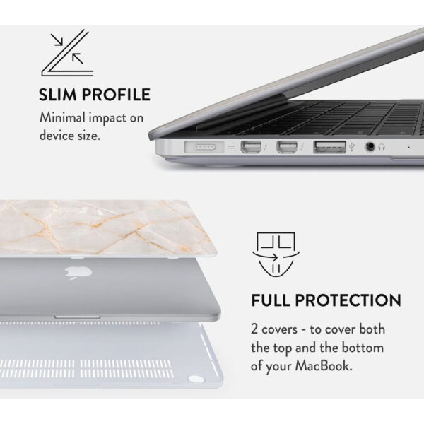 Burga Hard Case Apple Macbook Air 13 inch (2020) - Vanilla Sand - Afbeelding 7