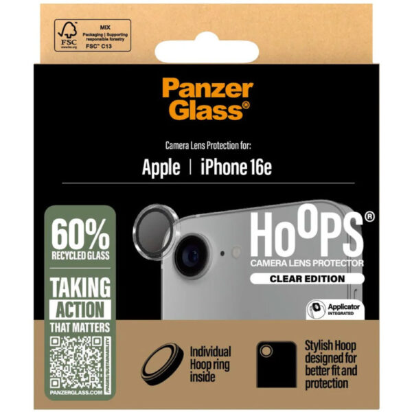 Panzerglass Hoops Apple iPhone 16e - Transparent