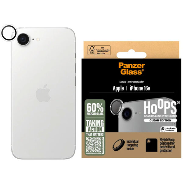 Panzerglass Hoops Apple iPhone 16e - Transparent - Afbeelding 3