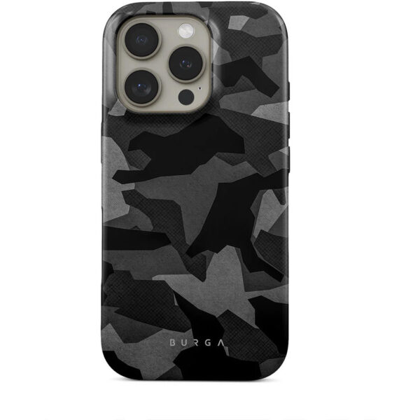 Burga Tough Case Apple iPhone 16 Pro - Night Black Camo