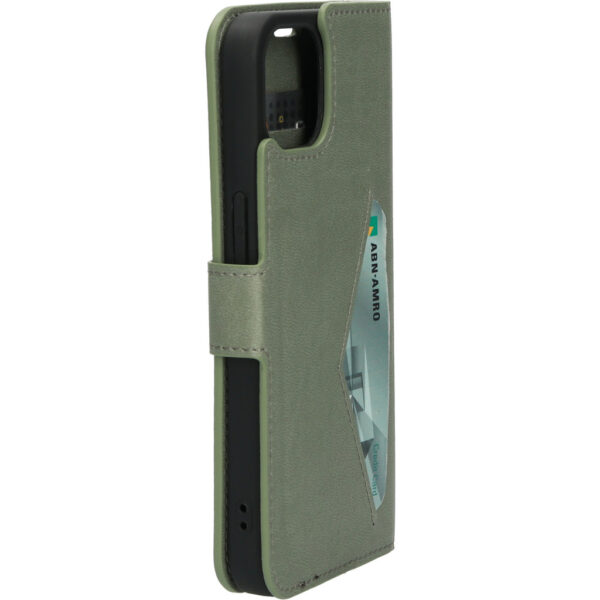 Mobiparts Classic Wallet Case Apple iPhone 13 Stone Green - Afbeelding 4