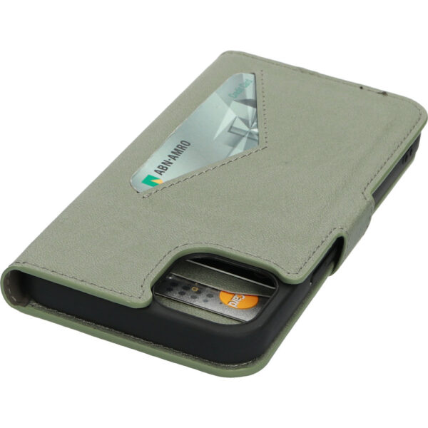 Mobiparts Classic Wallet Case Apple iPhone 13 Stone Green - Afbeelding 8