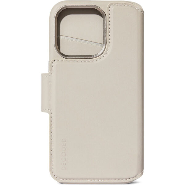 Decoded Leather Detachable Wallet Apple iPhone 15 Pro Max Clay