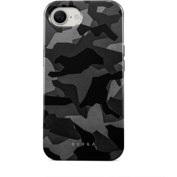 Burga Tough Case Apple iPhone 16e - Night Black Camo